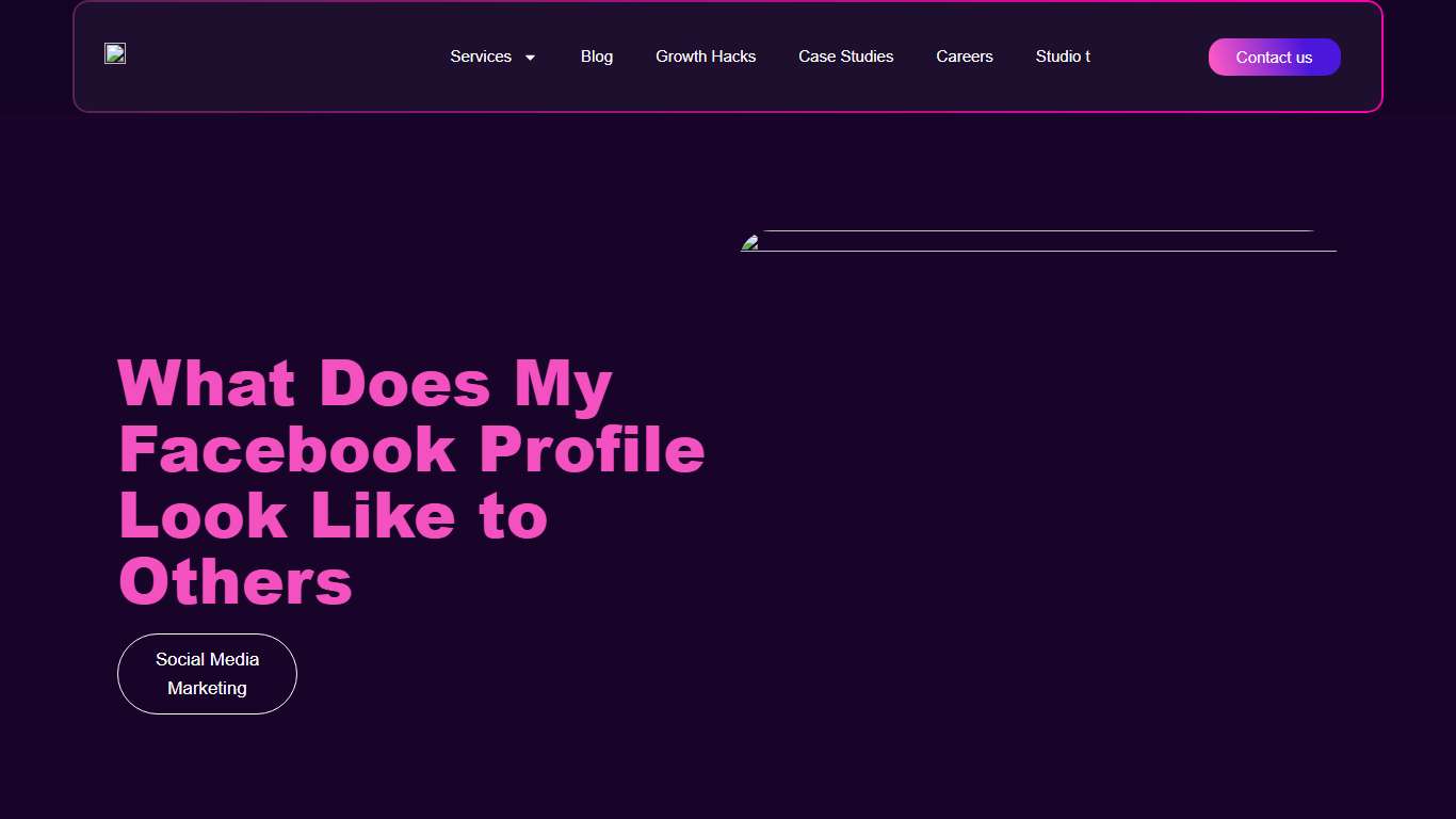 What Does My Facebook Profile Look Like to Others | Taktical Digital